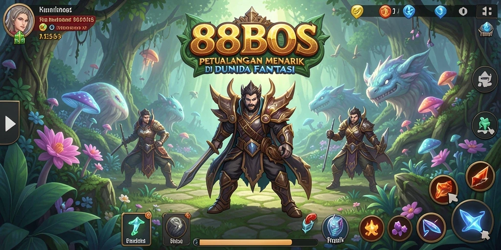 Tampilan gameplay 88BOS yang seru dan penuh petualangan.