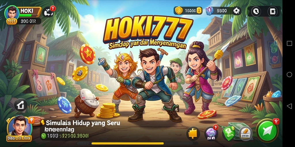Tangkapan layar HOKI777 menunjukkan aksi simulasi yang seru dan penuh warna.