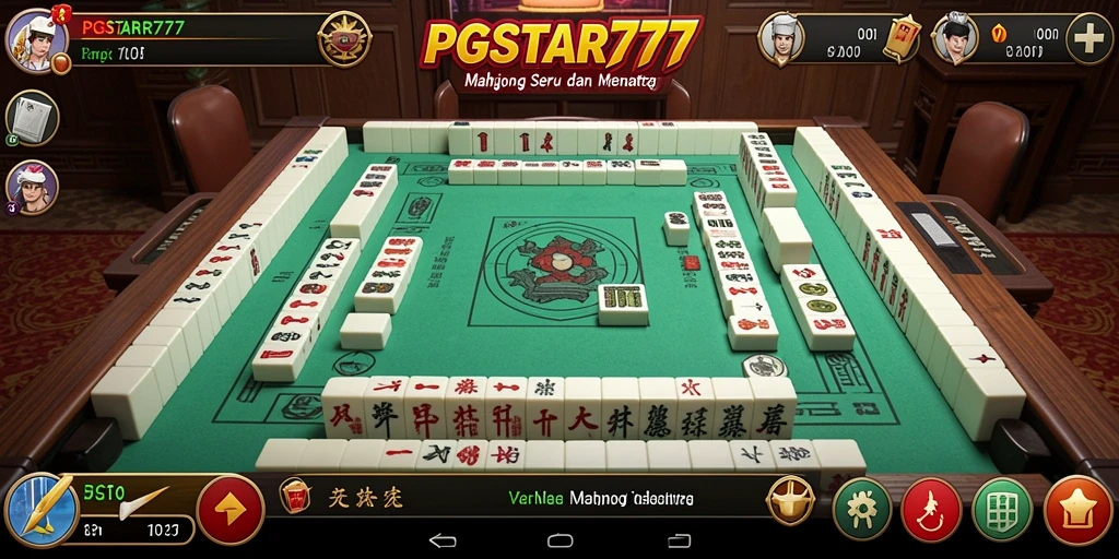 Tampilan menarik dari gameplay PGSTAR777 dengan grafis Mahjong yang memukau.