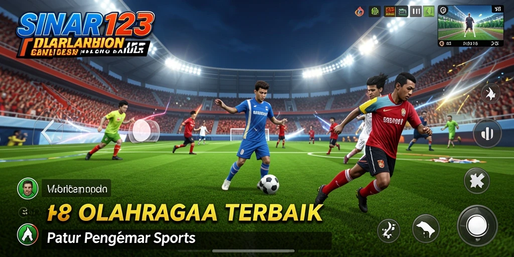 Tampilan aksi seru dalam SINAR123, menampilkan pertandingan olahraga yang kompetitif.