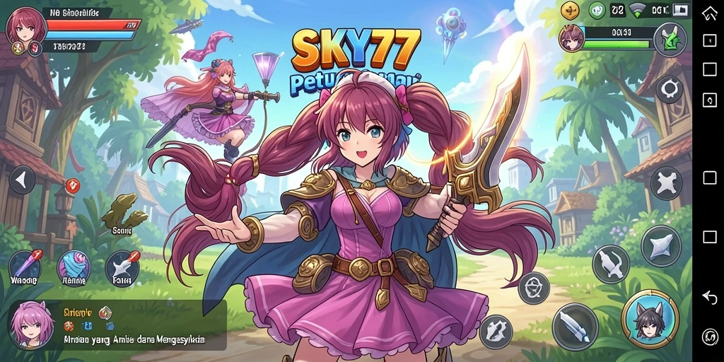 Tampilan gameplay SKY77 yang menarik dan penuh aksi