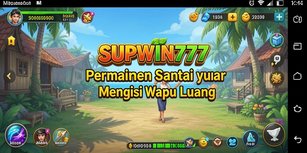Tampilan gameplay menarik dan penuh warna di SUPWIN777.